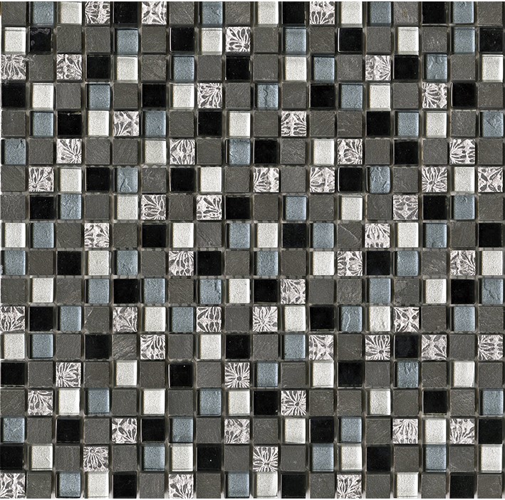 LANTIC IMPERIA MIX SILVER BLUE BLACKS (1.5x1.5) 29.8x29.8 G-126