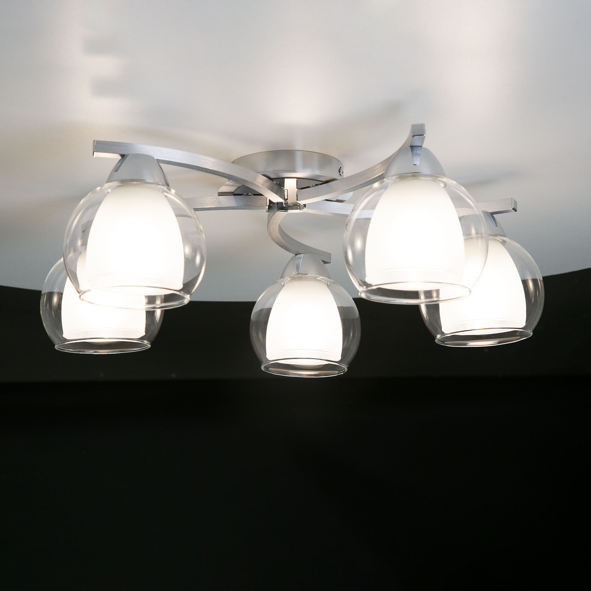 Citilux Кристи CL152157 Люстра потолочная Алюминий Хром арт. 88429