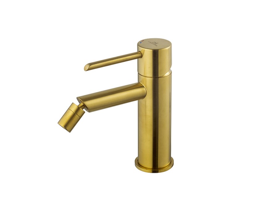 NOKEN ROUND Смеситель для биде, без ДК, 3/8”, 11,73 л/мин, браш. золото арт. 35428