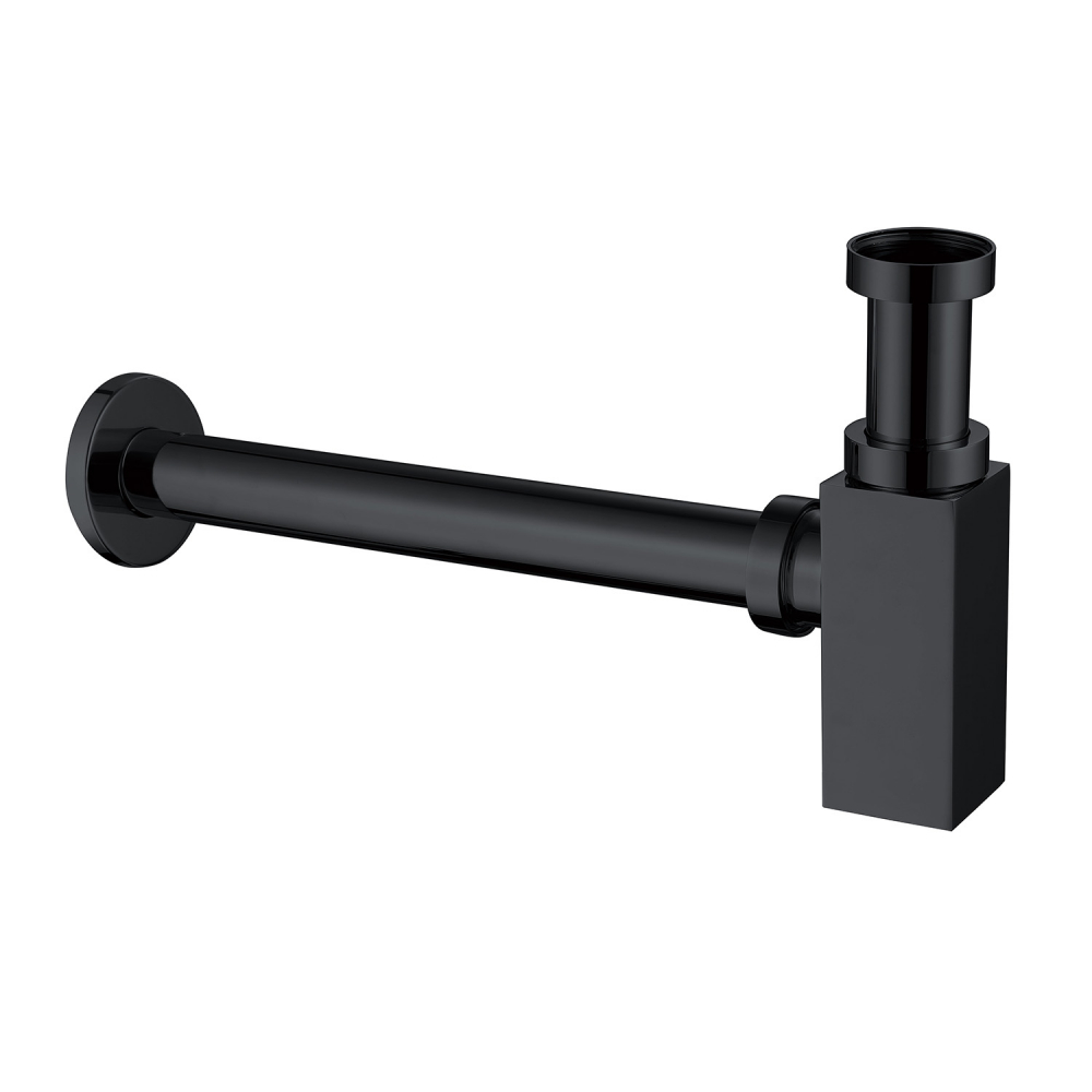 Сифон для раковины ABBER AF0031B черный матовый арт. 59772