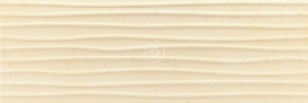 Керамическая плитка Wellen Velvet Cream Белая Глина 30х90 см