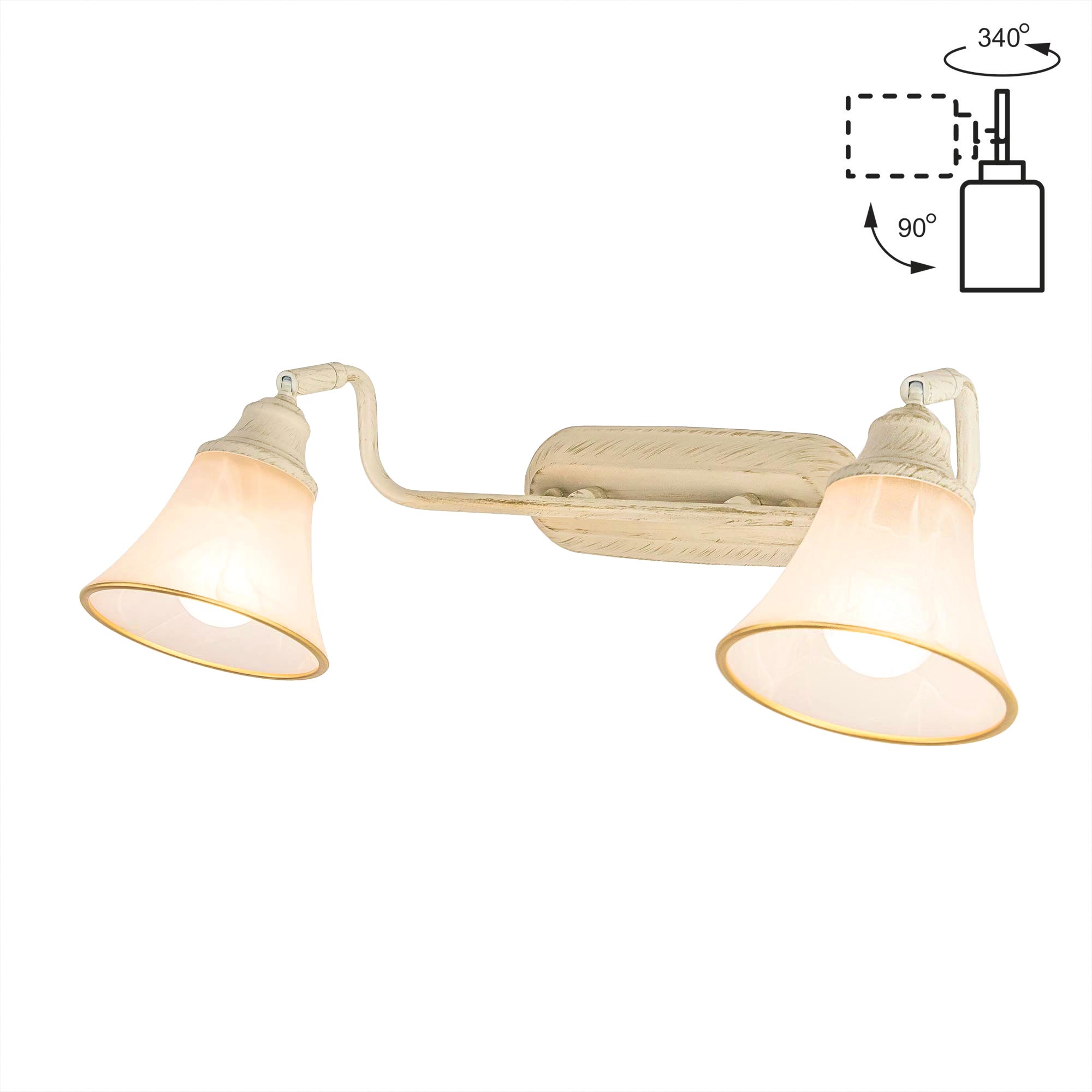 Citilux Прованс CL511524 Спот поворотный Белый с патиной арт. 88616
