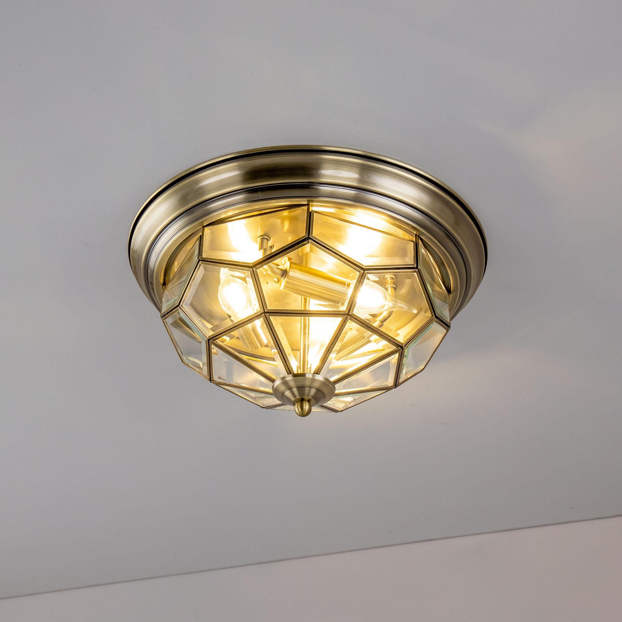Citilux Витра-1 CL442530 Люстра потолочная витражная Бронза арт. 88277
