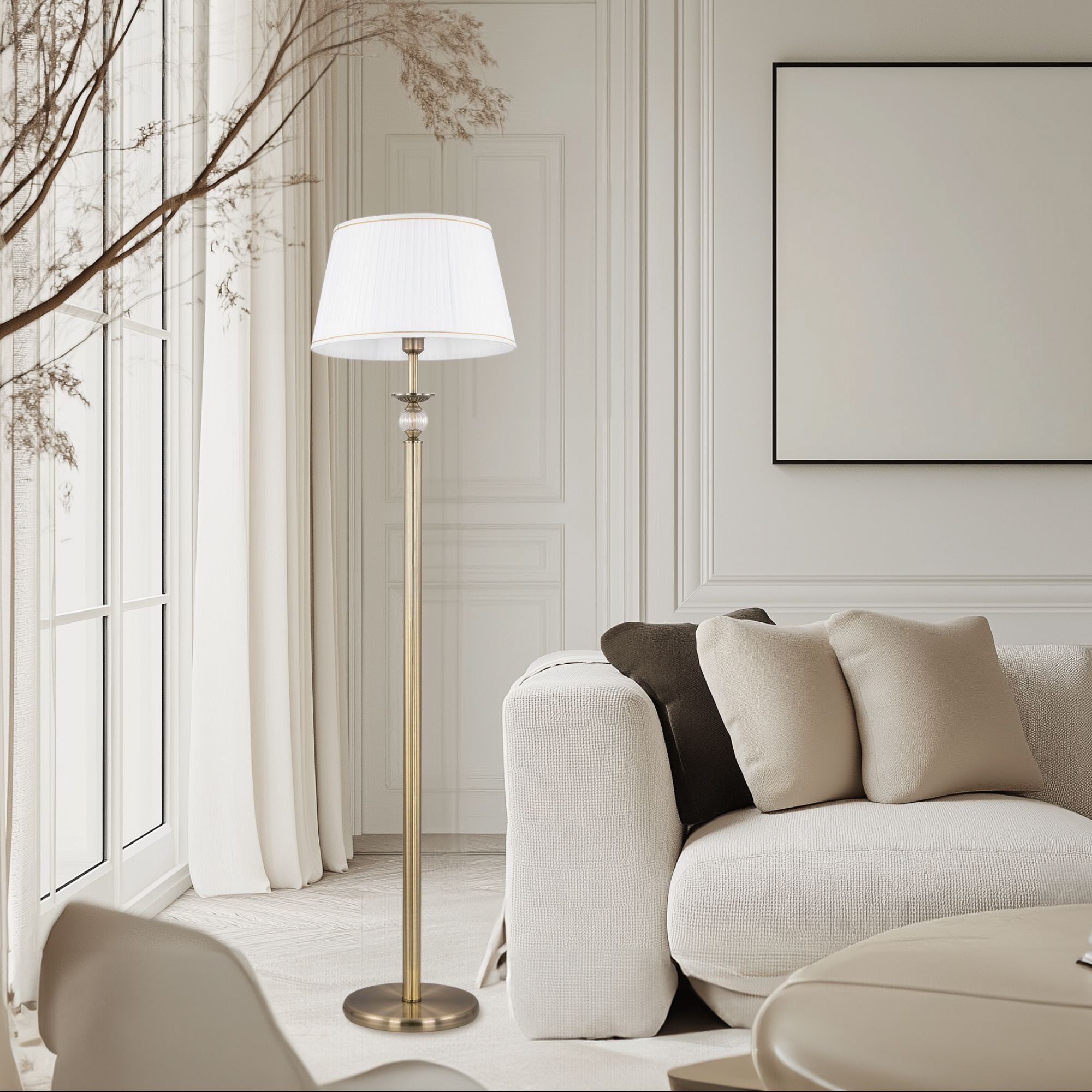 Citilux Гера CL433913 Торшер с абажуром Бронза арт. 88049