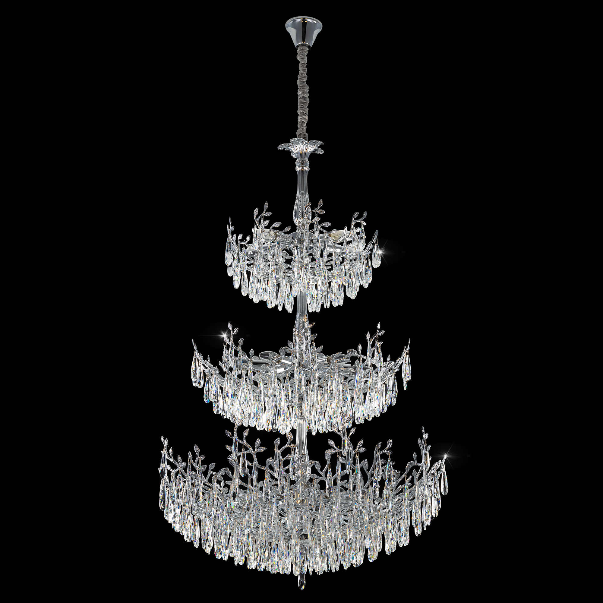 Citilux RITZ CL310261 Люстра хрустальная подвесная Хром арт. 89450