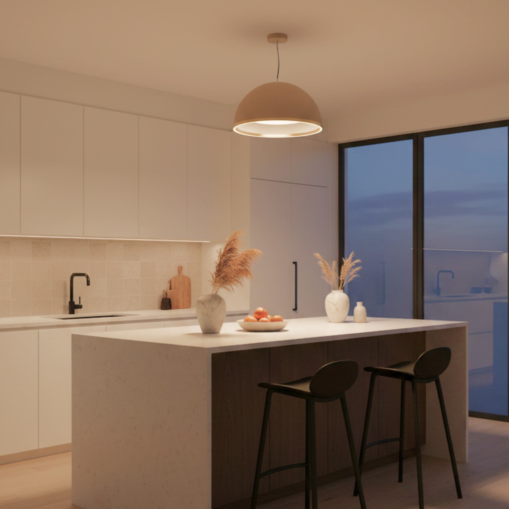 Citilux FLOOM CL736252 Светильник подвесной с пультом Бежевый+Золото арт. 89797