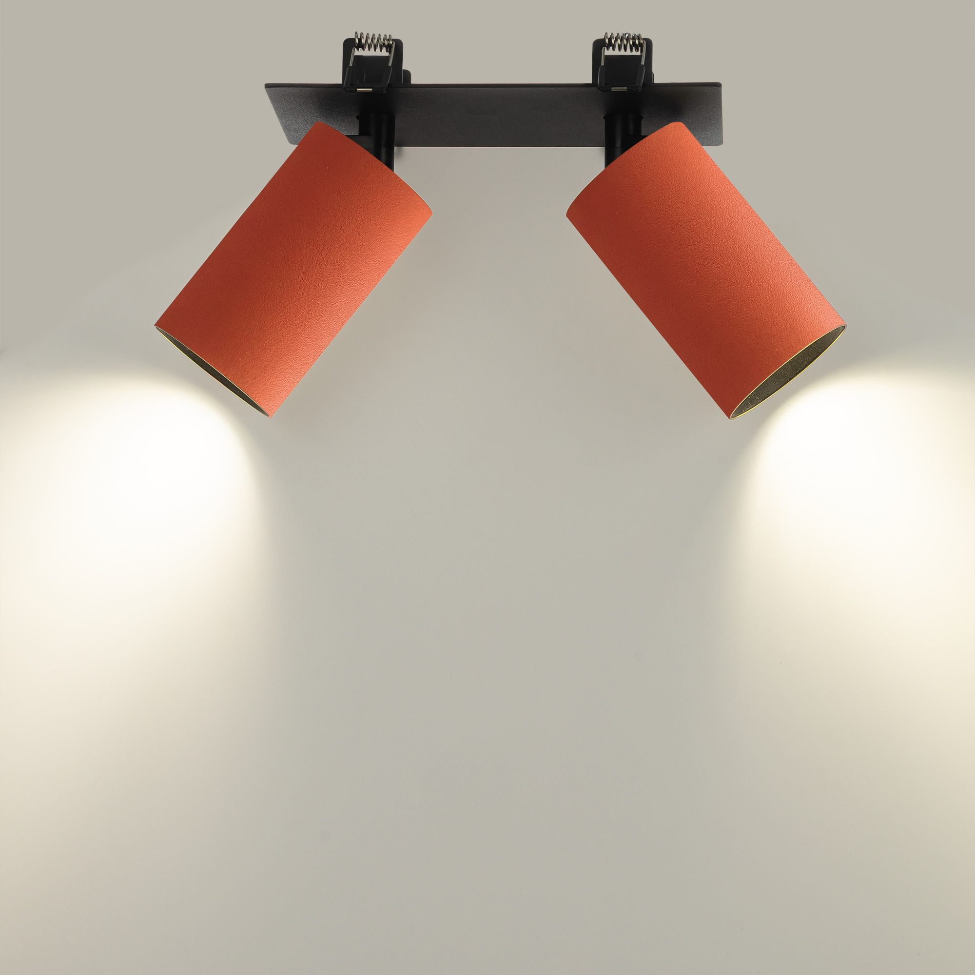 Citilux AXEL CL512D24 Спот поворотный встраиваемый двойной Терракот арт. 89823
