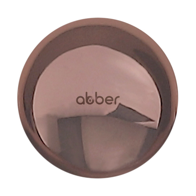 Накладка на слив для раковины ABBER AC0014RG розовое золото, керамика арт. 60581