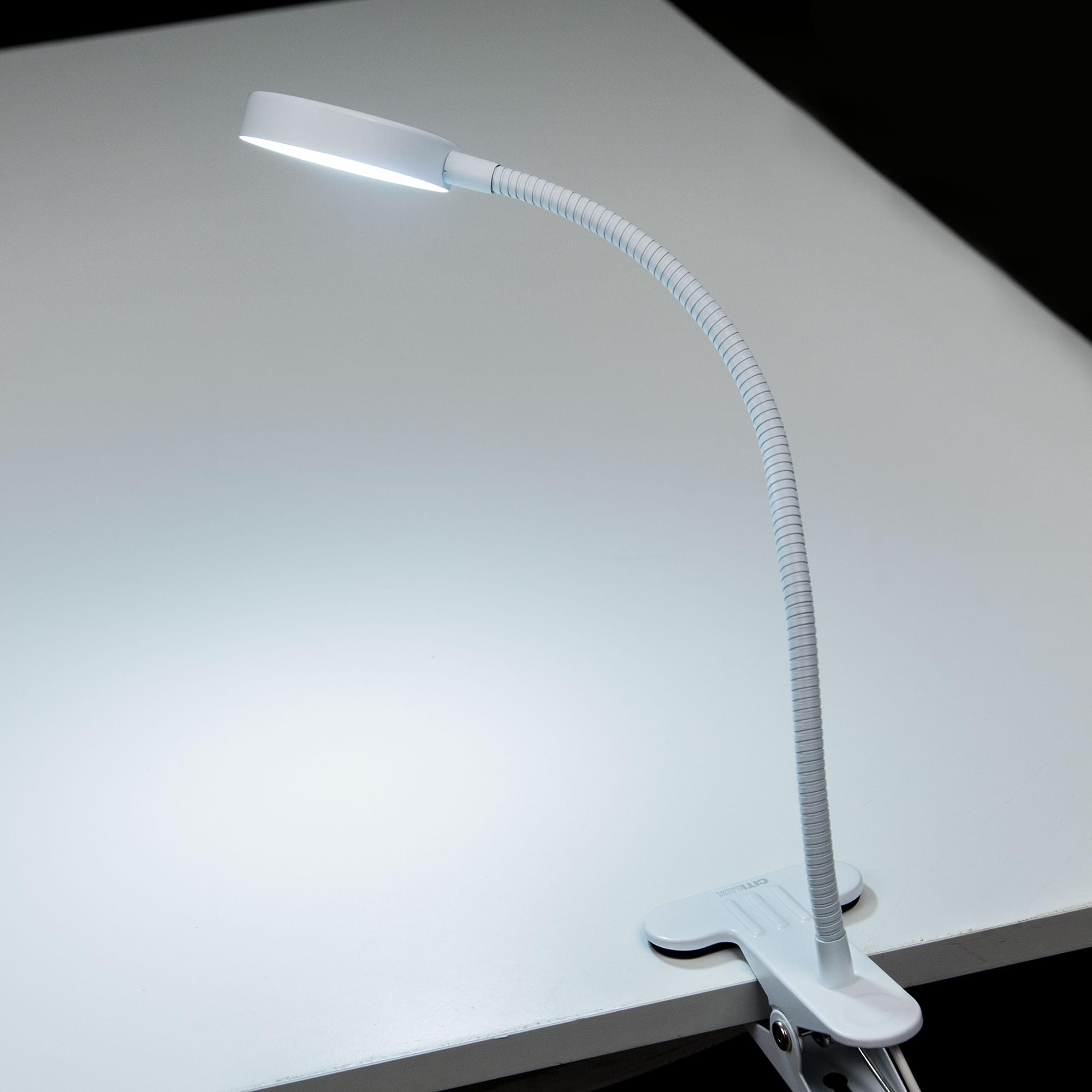 Citilux Ньютон CL803070N LED Лампа на прищепке с диммером Белая арт. 88185