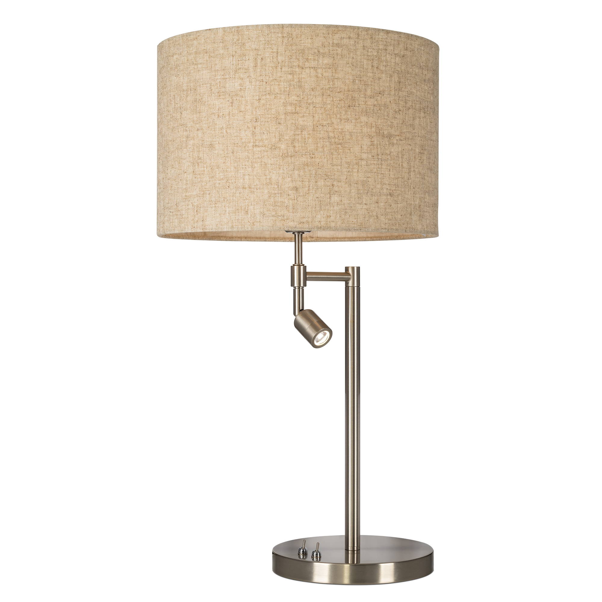 Citilux DUPLET CL801011 Настольная лампа с бежевым абажуром арт. 89398