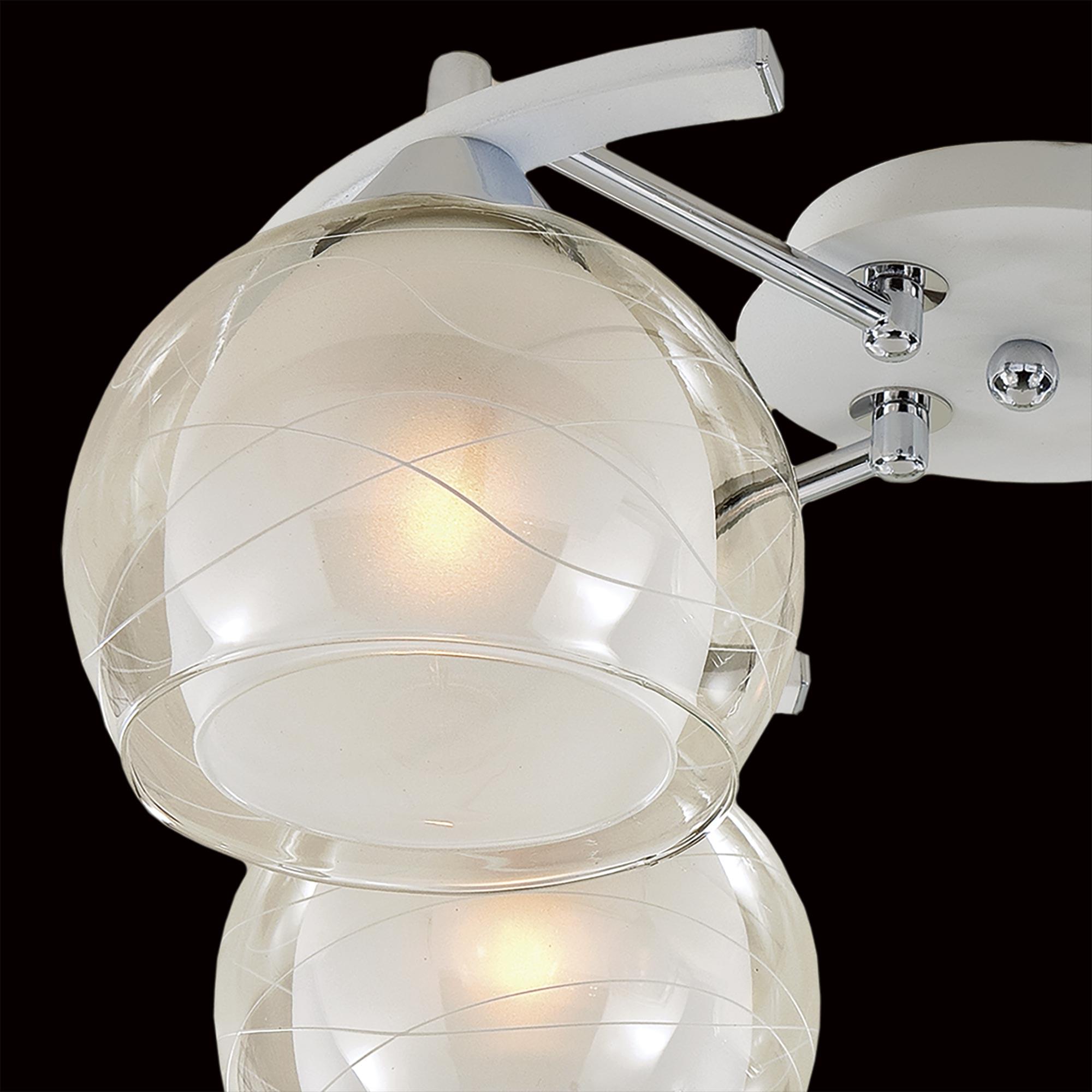 Citilux Буги CL157141 Люстра потолочная Белая Хром арт. 88358
