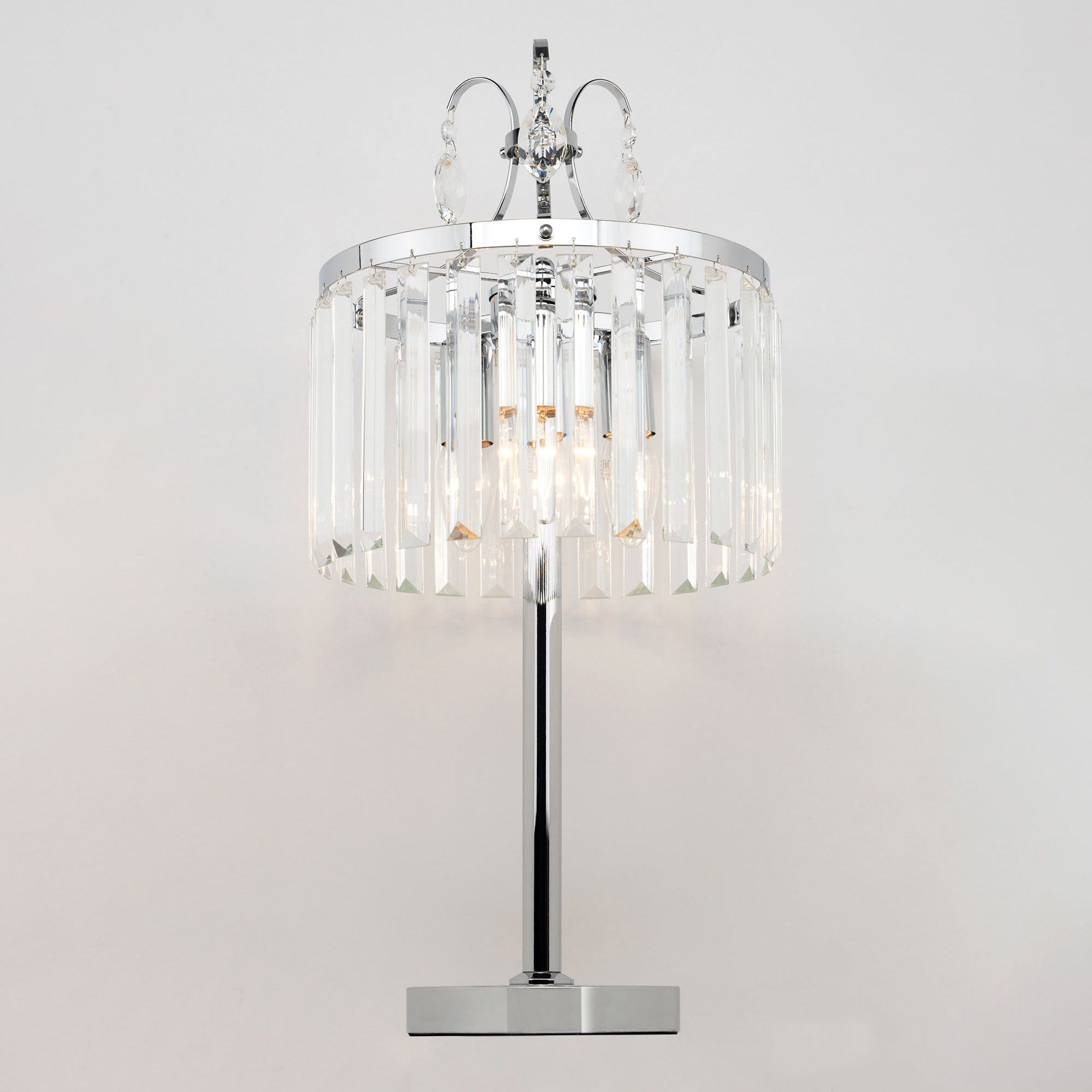 Citilux Инга CL335831 Настольная лампа хрустальная Хром арт. 88935