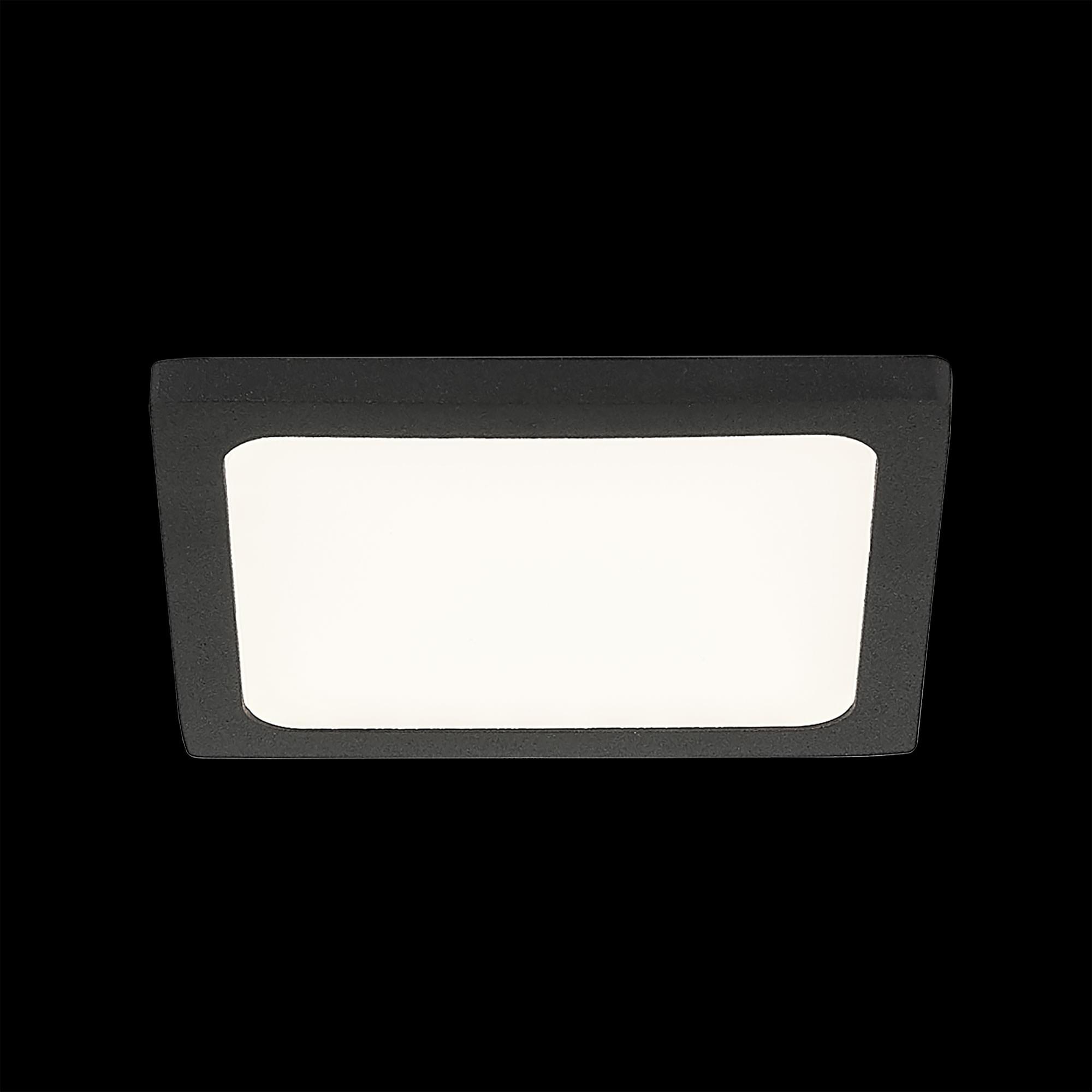 Citilux Омега CLD50K082 LED Встраиваемый светильник с диммером Чёрный арт. 88305