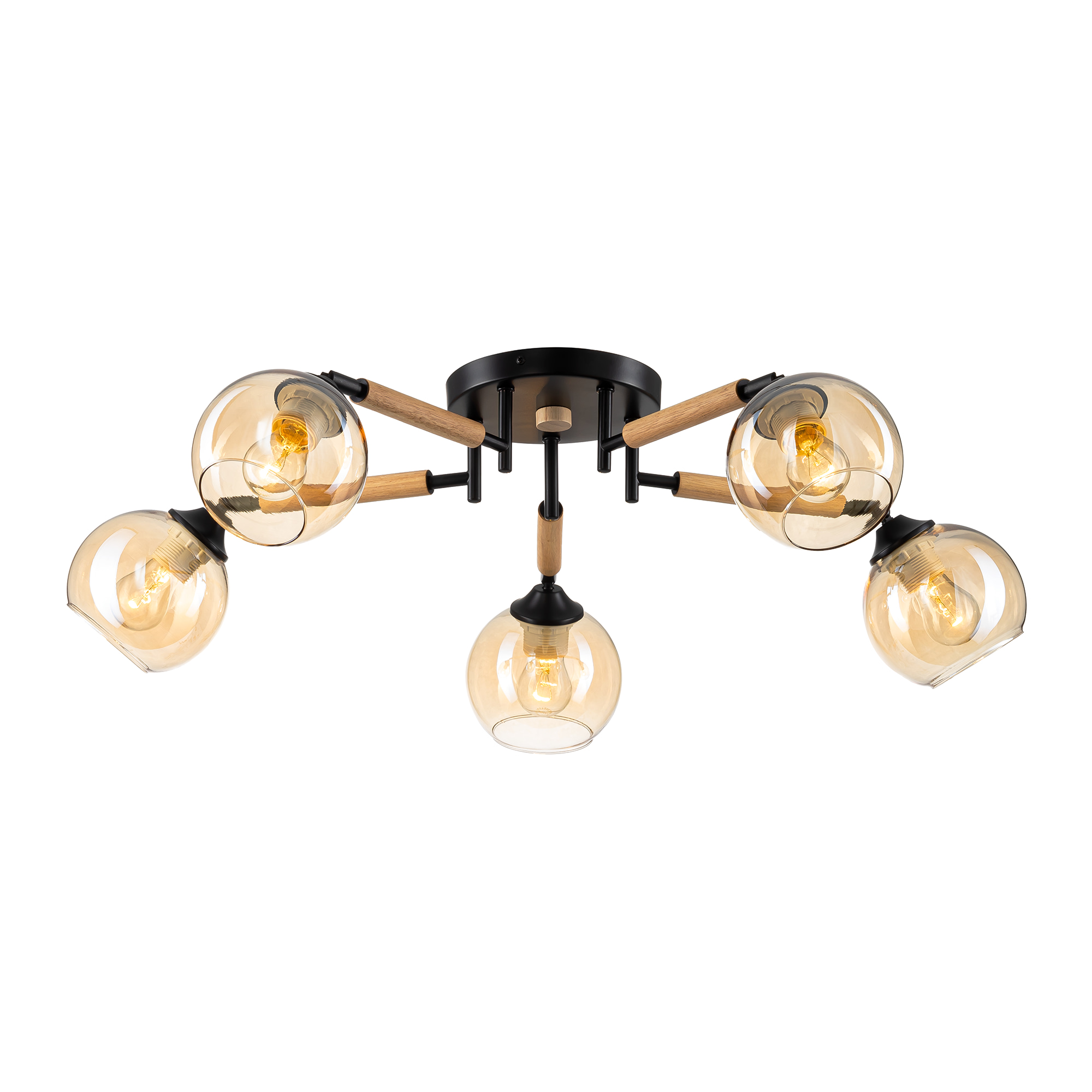 Citilux TIKA CL133151 Люстра поворотная Чёрная арт. 89442