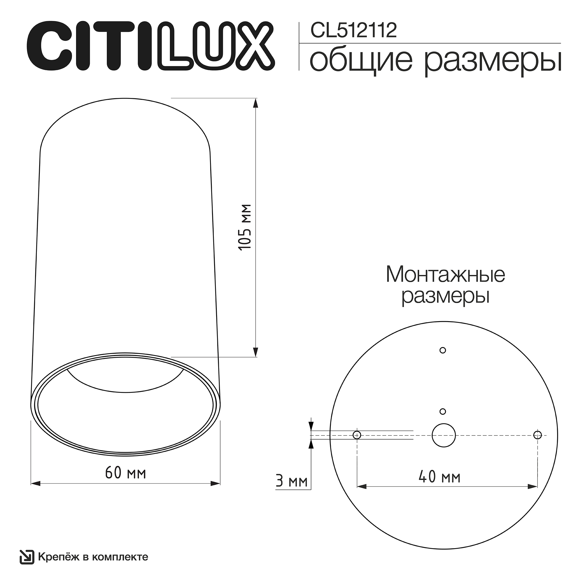 Citilux AXEL CL512112 Накладной светильник Латунь арт. 89788