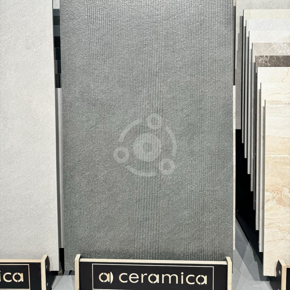 Плитка Dark Grey Karpi Simple Decore 59.6х120 см (10 мм) 61w1212a арт. 128571