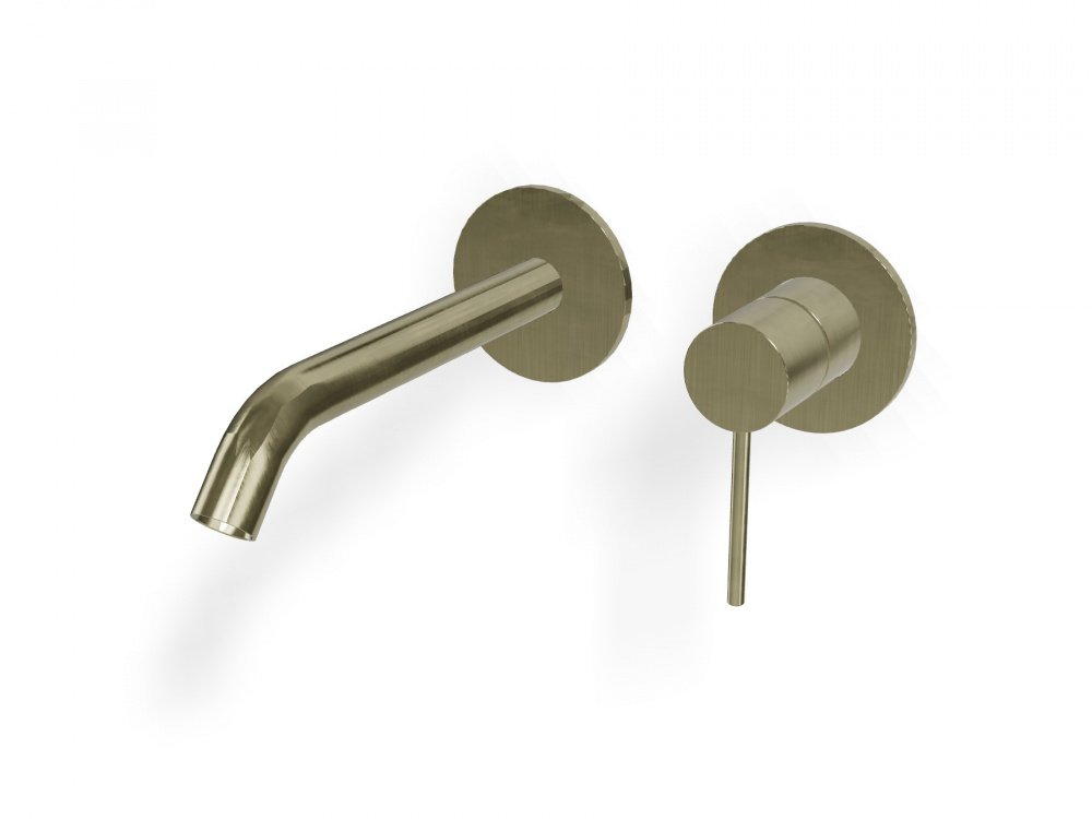 TREEMME 40mm Смеситель из стены на 2 отверстия, 04 PVD yellow gold арт. 35500