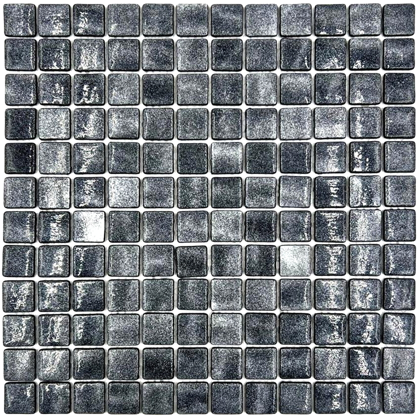 Плитка декоративная стеклянная Atlantis Iron/Атлантика металлический 4*24*24 315*315