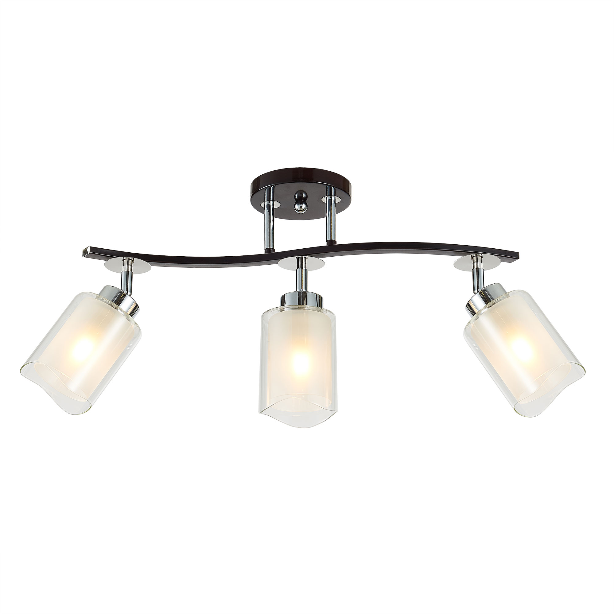 Citilux Фортуна CL156132 Люстра с поворотными плафонами Венге Хром арт. 88058