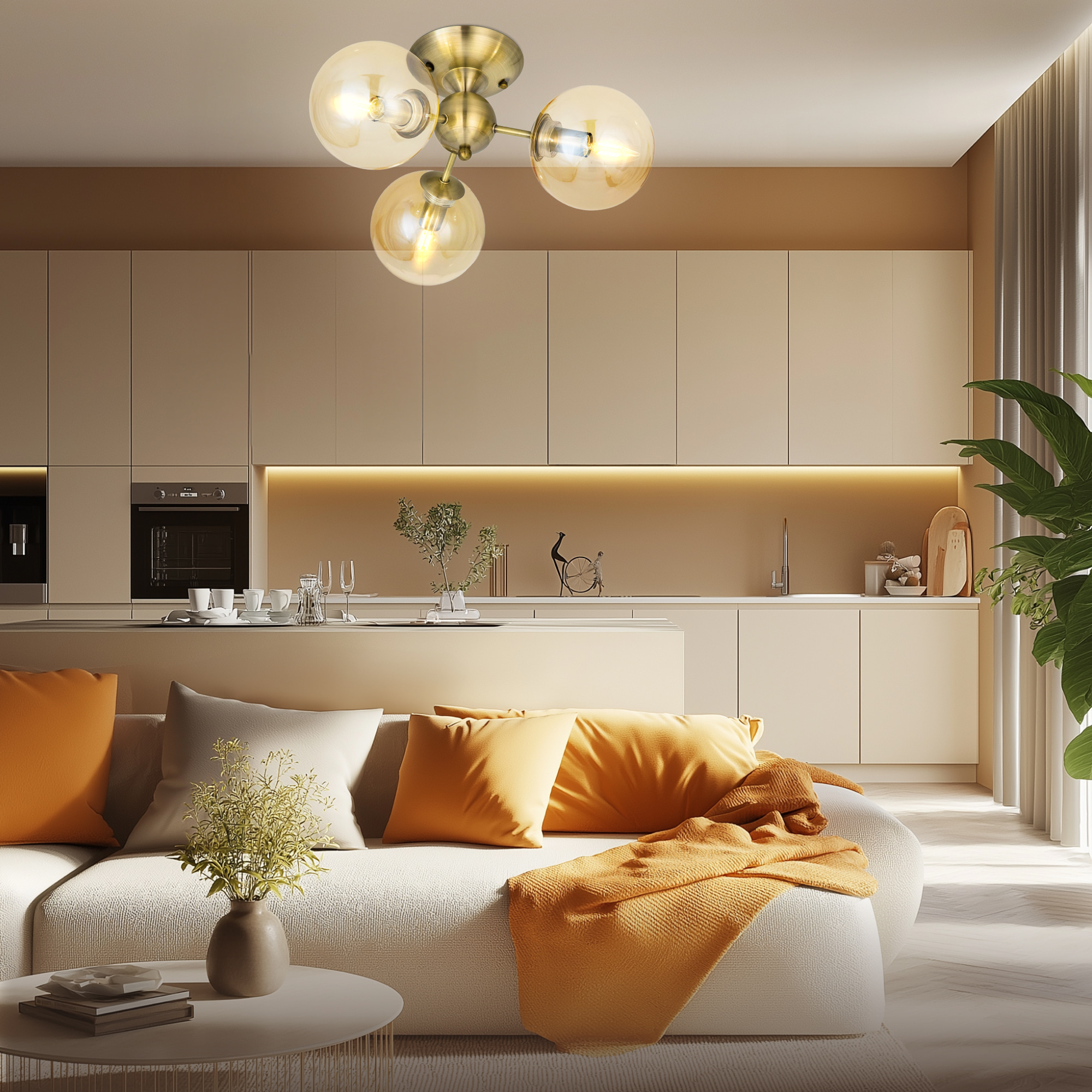 Citilux Томми CL102133 Люстра потолочная Бронза арт. 88525