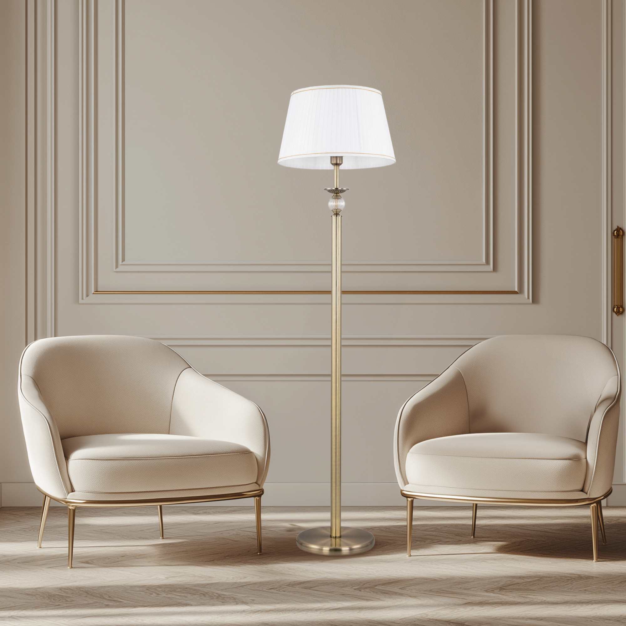 Citilux Гера CL433913 Торшер с абажуром Бронза арт. 88049
