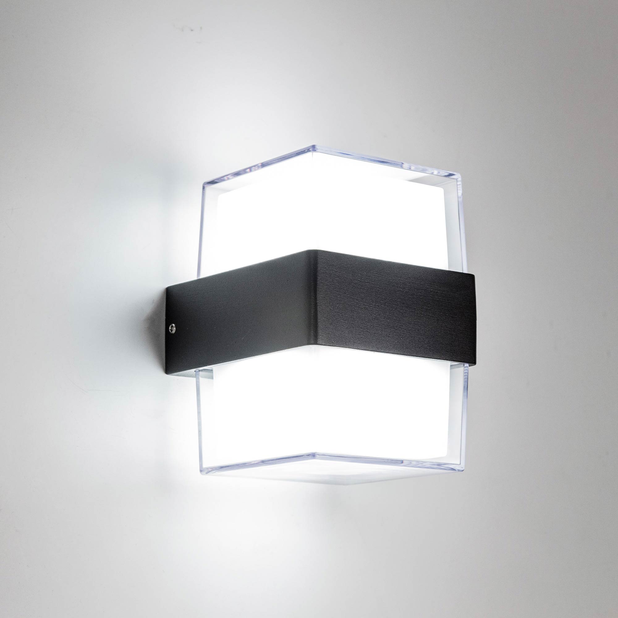 Citilux GARDA CLU0009K LED Уличный настенный светильник Графит арт. 88381