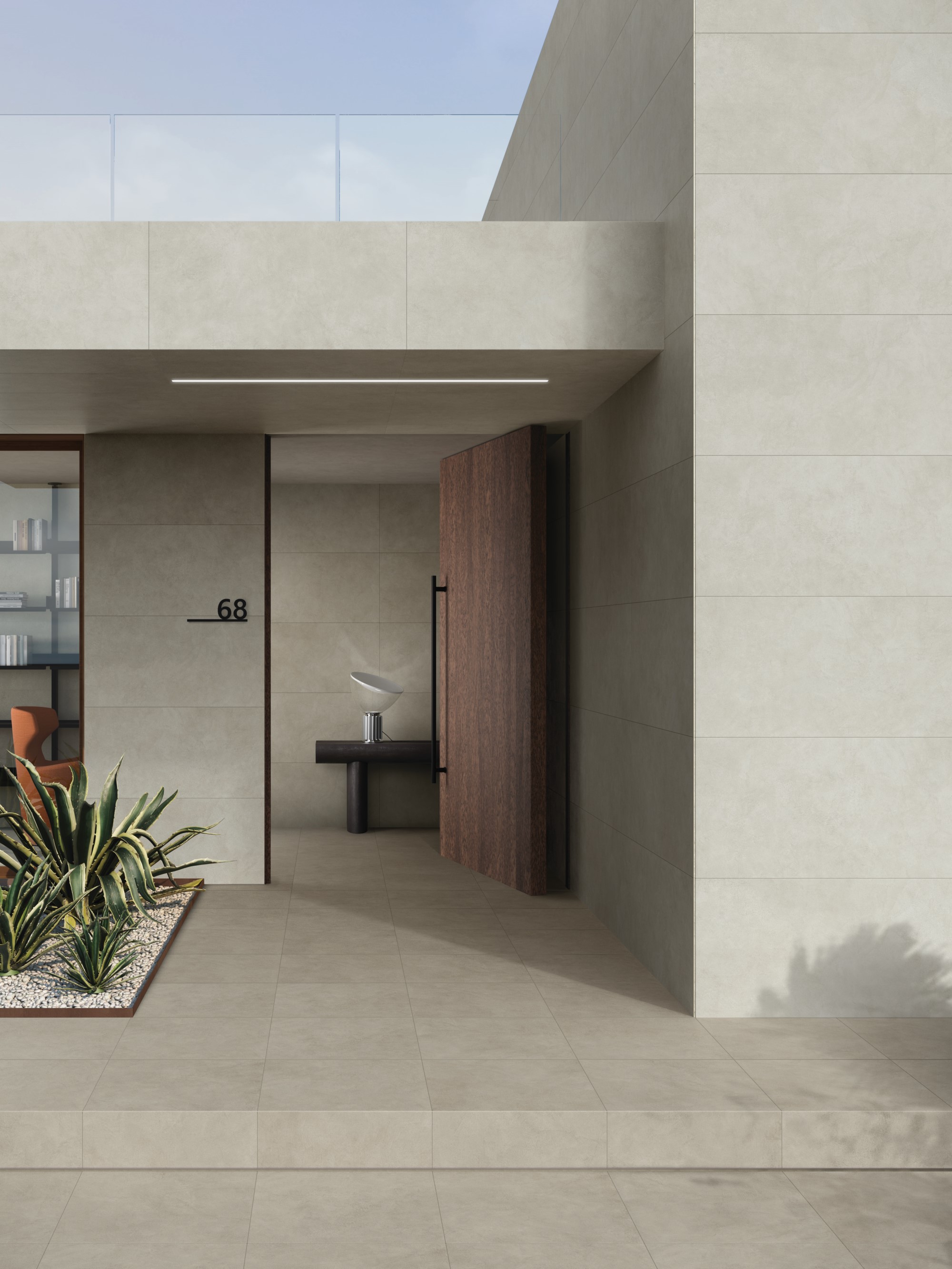 Керамогранит Vitra МикроЦемент Светлый Греж МатR10A 60x120 (1,44) арт. 76379