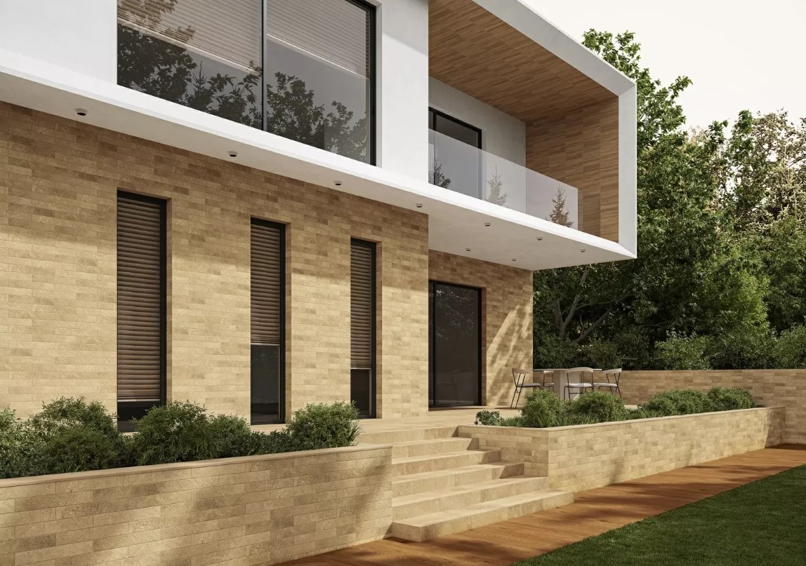 Плитка клинкерная базовая Ceramika Paradyz Эримайт песочная структурная B1a 30x60 (1,44) арт. 77071