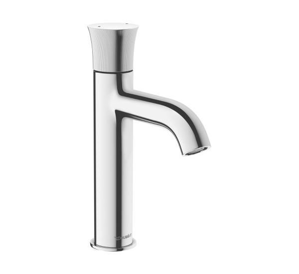 DURAVIT White Tulip Смеситель для раковины, M, выступ 125 мм, без ДК, хром арт. 35102