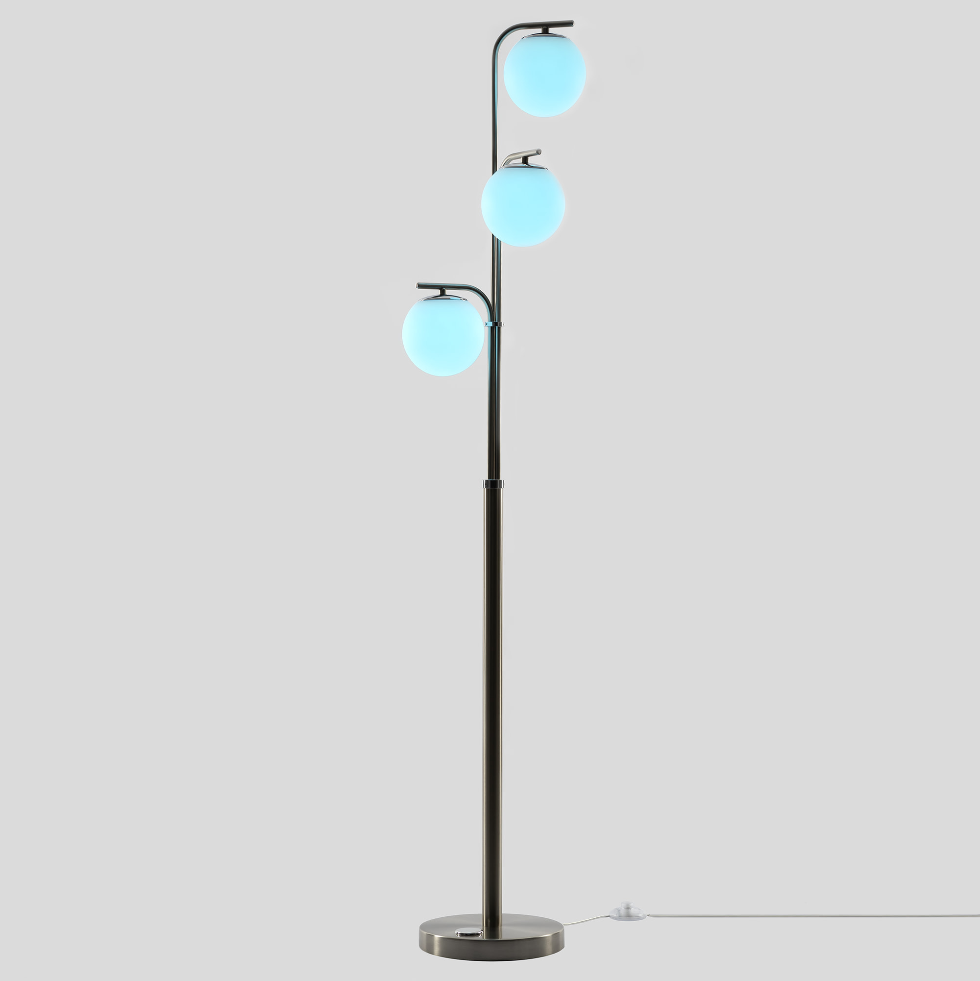 Citilux Адам Смарт CL228A931 RGB LED Умный торшер Матовый Хром арт. 89065