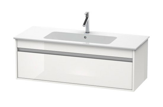 DURAVIT KETHO Тумбочка подвесная 1 ящик, для ME by Starck # 233612, 1200x475 мм, Белый глянцевый арт. 33443