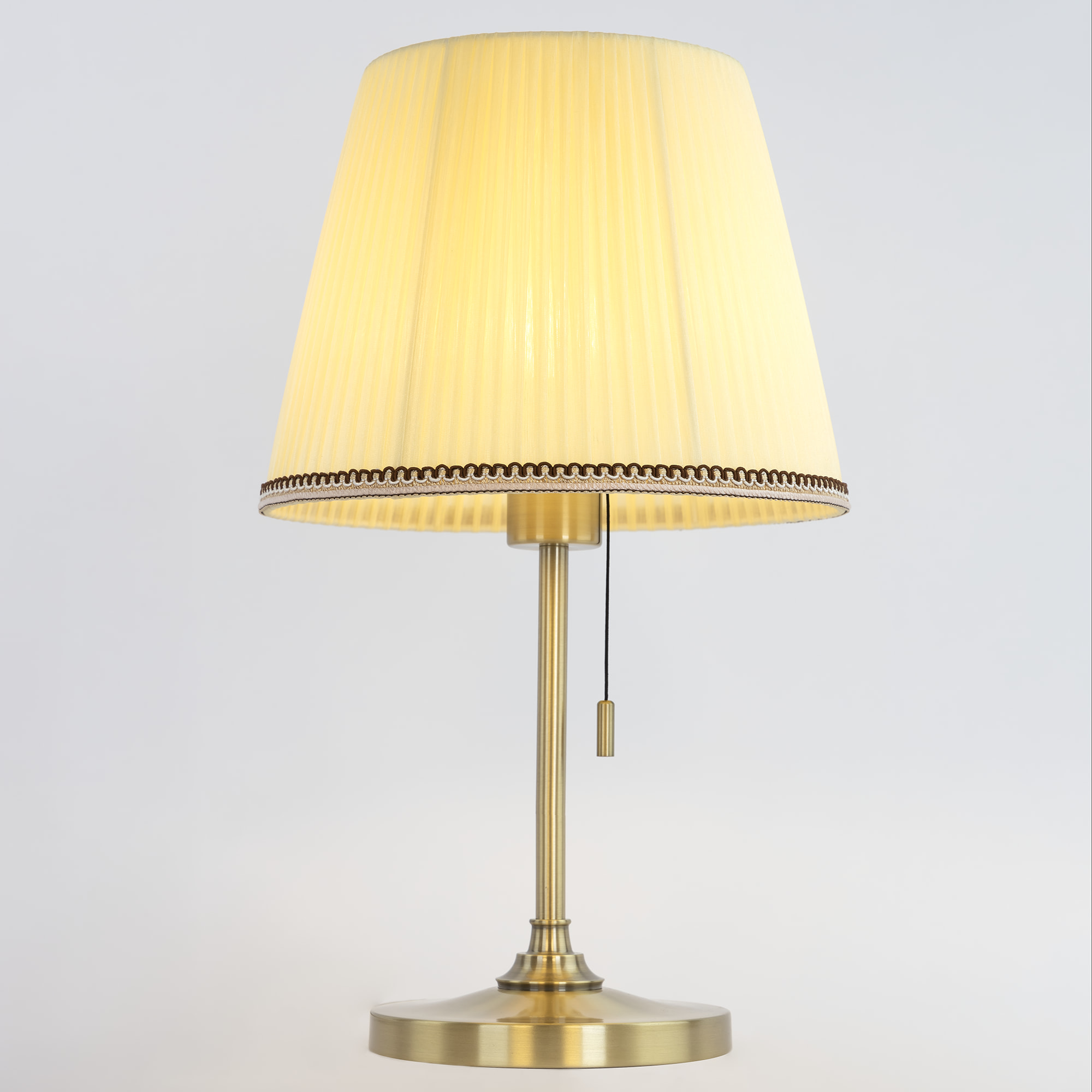 Citilux Линц CL402733 Настольная лампа бронза с кремовым абажуром арт. 89007
