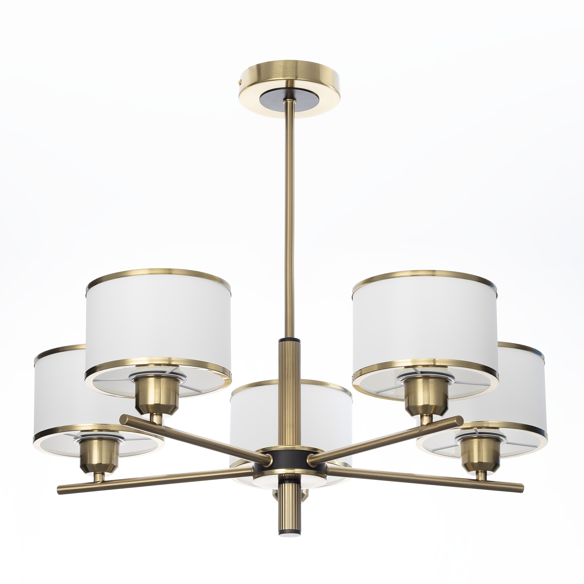 Citilux ALTON CL421253 Люстра на штанге с абажурами Бронза арт. 89204