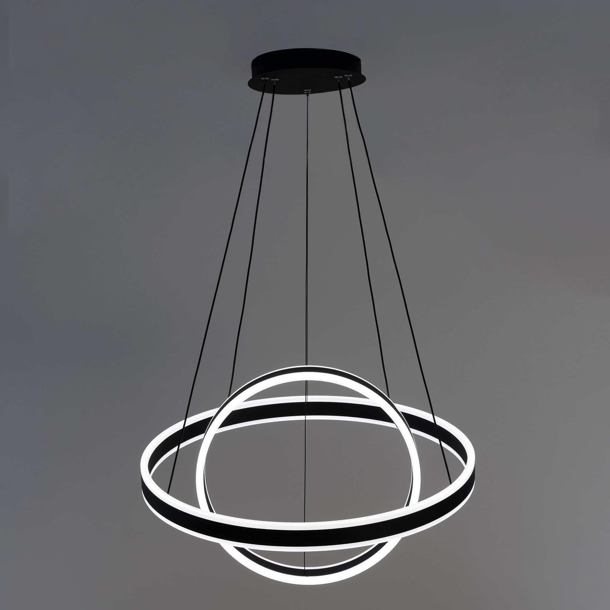 Citilux Дуэт CL719641 LED Люстра подвесная с пультом Чёрная арт. 88900