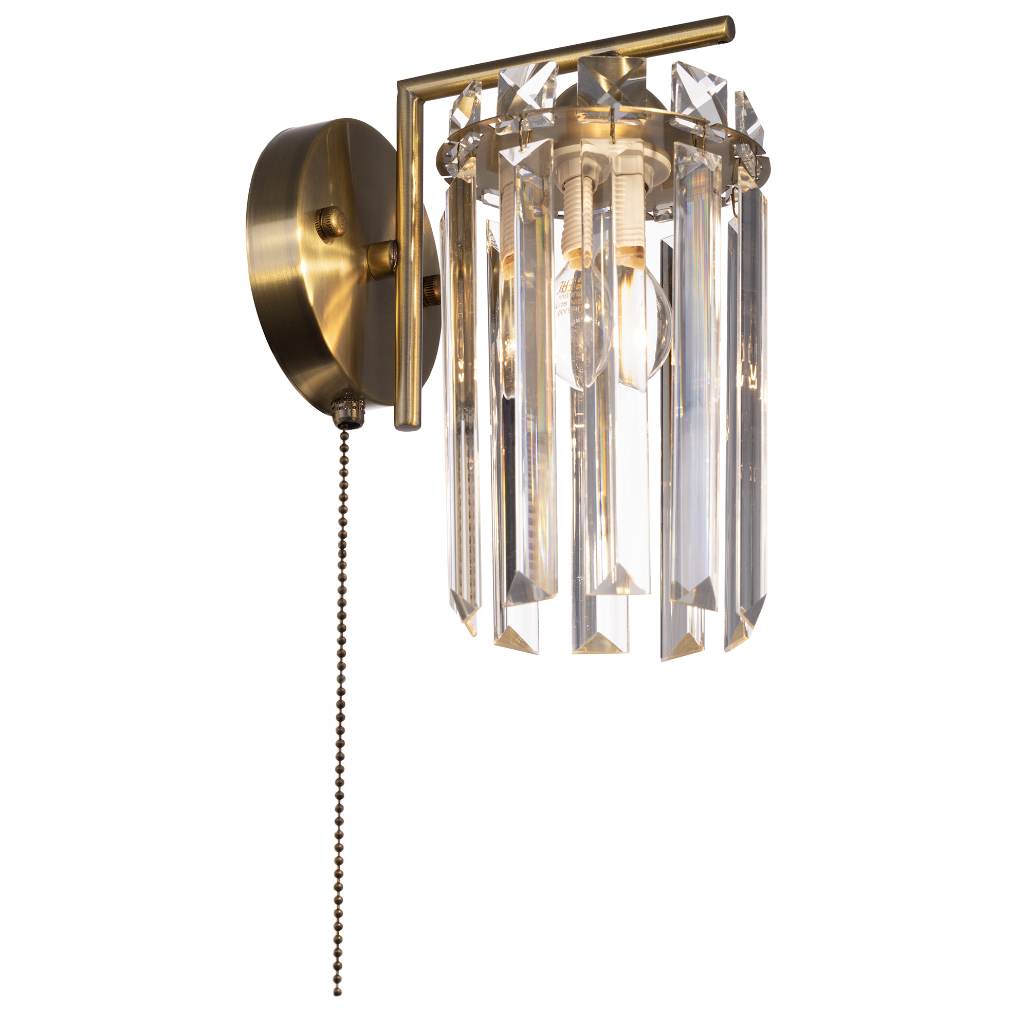 Citilux AXIS CL313413 Бра хрустальное с выключателем Бронза арт. 89231