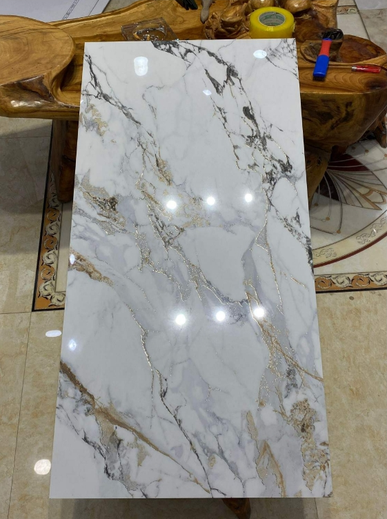 Керамогранит Realistik Лима полированный золотой карвинг 60x120 (1,44) арт. 76411