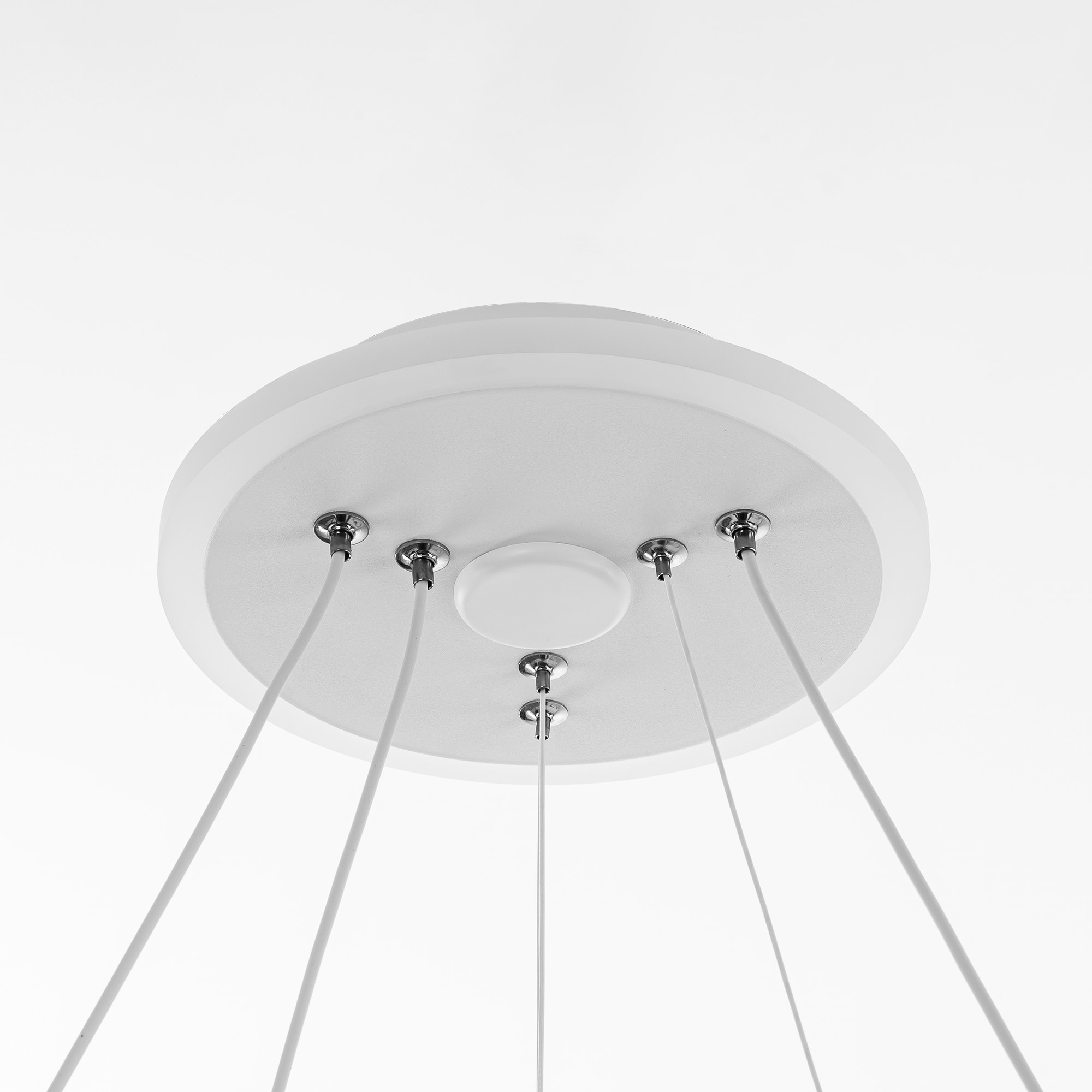 Citilux ТRIO CL215B060E LED Люстра подвесная с пультом Белая арт. 89336
