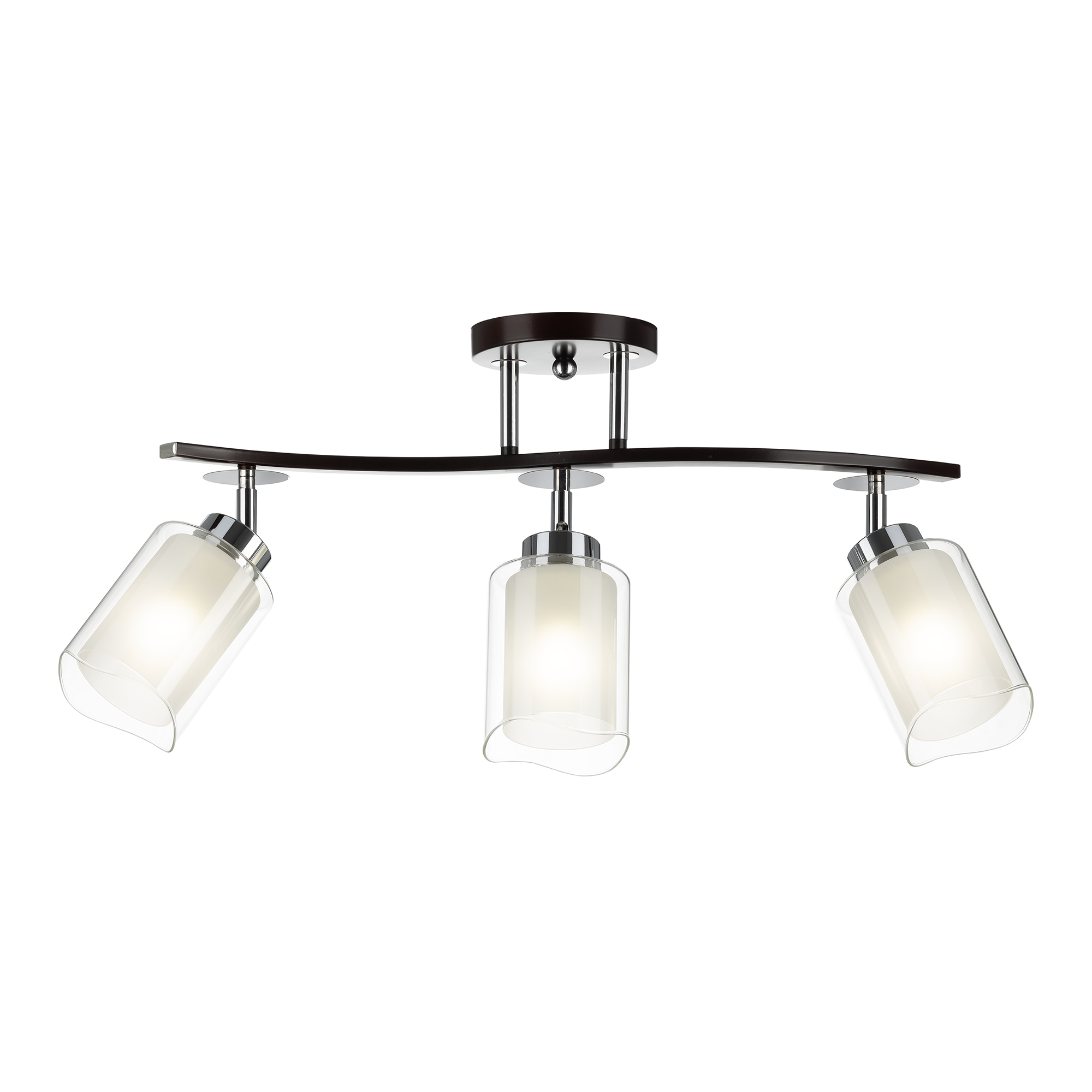 Citilux Фортуна CL156132 Люстра с поворотными плафонами Венге Хром арт. 88058