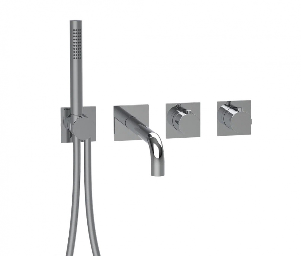 ALMAR MODULAR Внешняя часть термостата для ванны/душа на 2 или 3 потребителя, Chrome арт. 40155