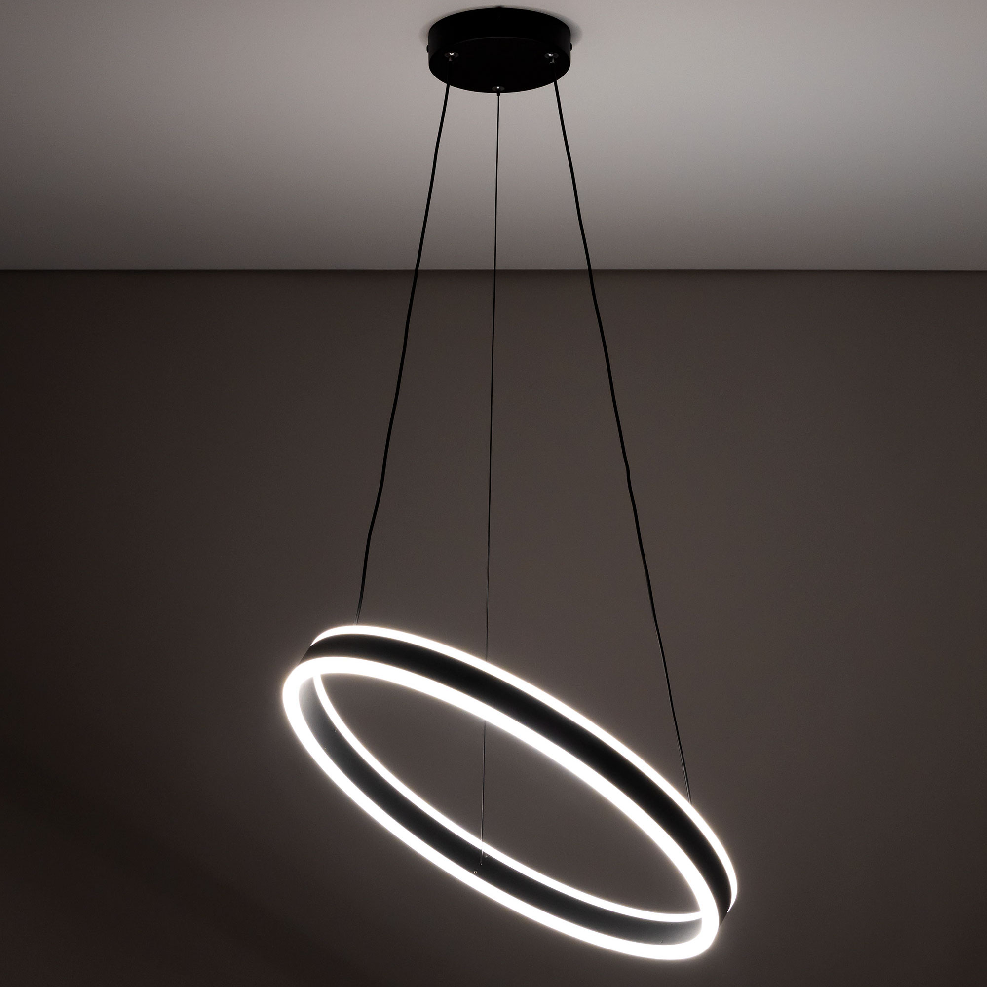 Citilux Дуэт CL719501 LED Люстра подвесная с пультом Чёрная арт. 88804