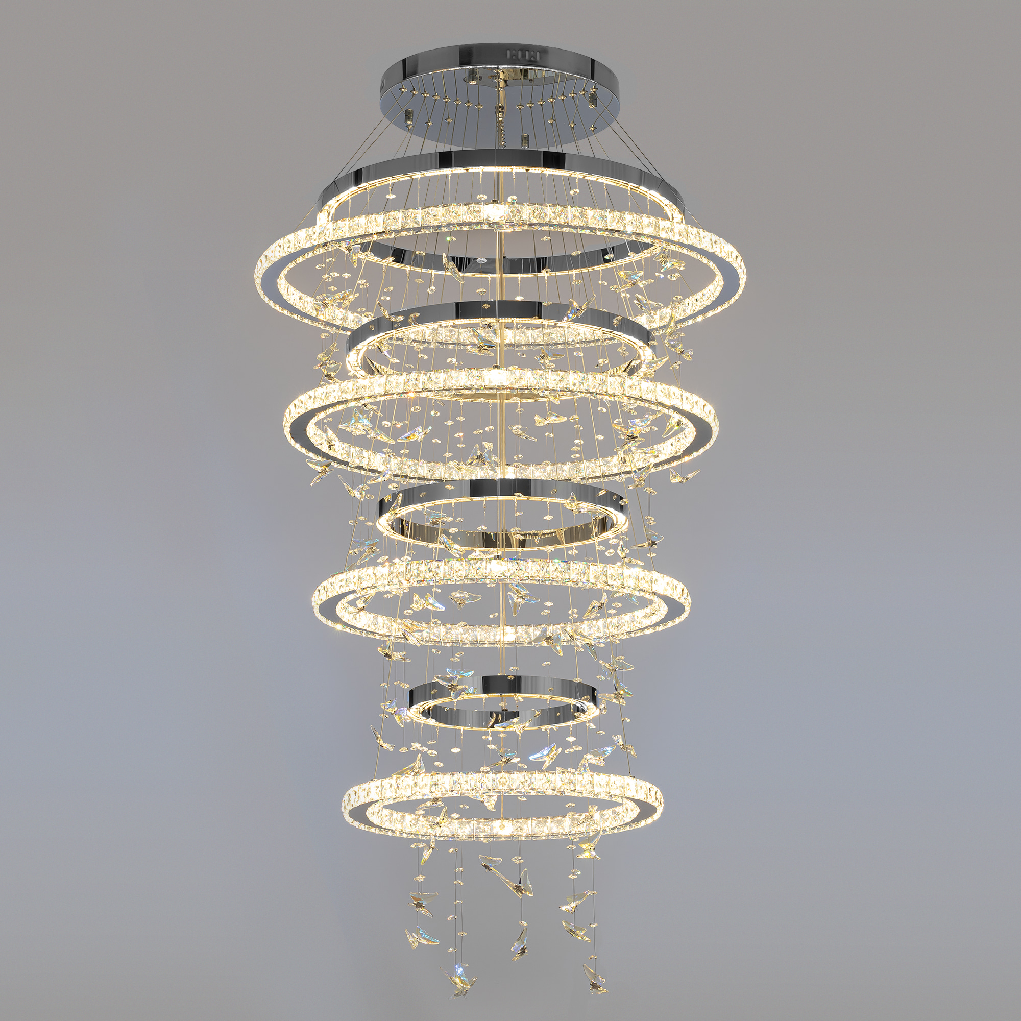 Citilux ETERA CL322090 LED Люстра хрустальная с пультом арт. 89565