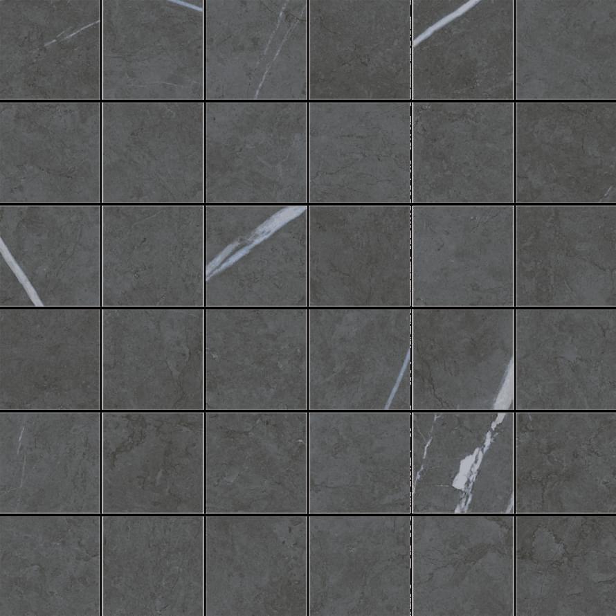 Italon Керамический гранит Metropolis Мозаика Imperial Black 30x30 натуральный