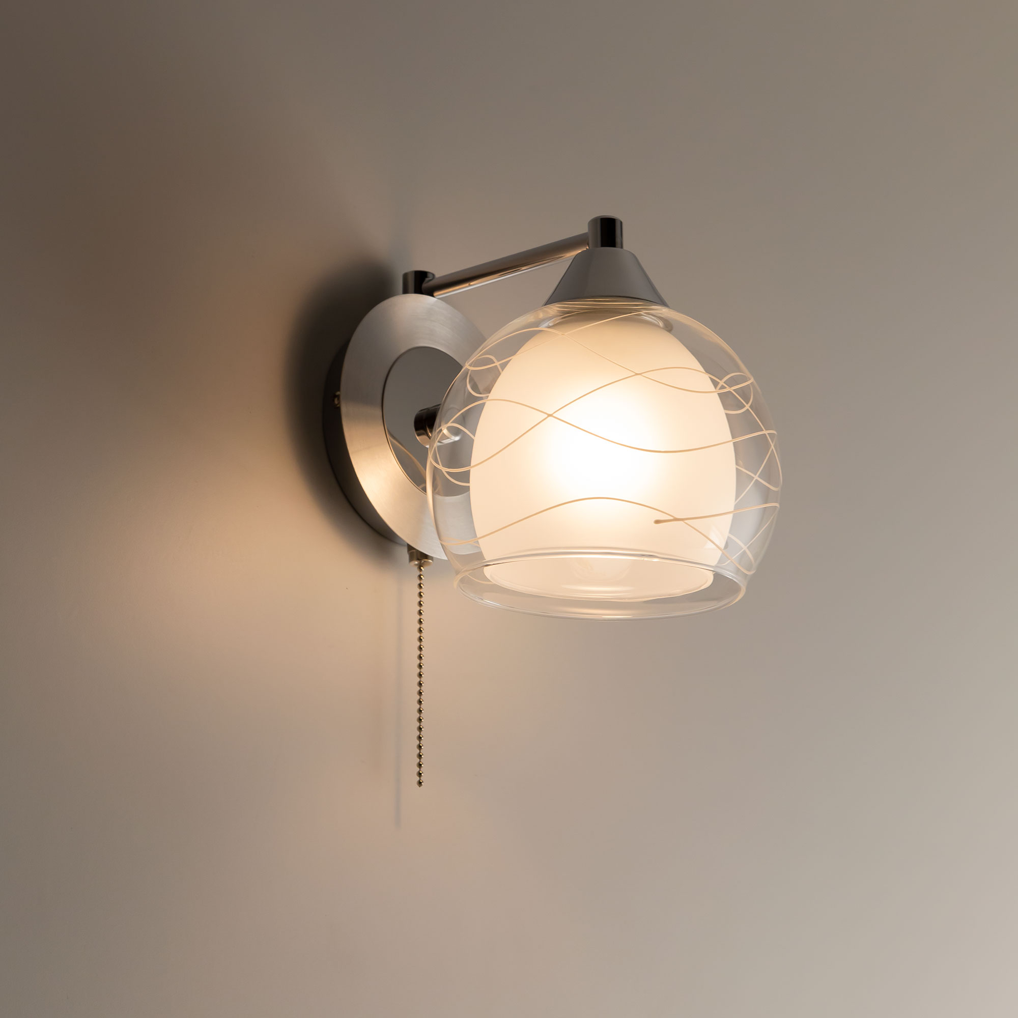 Citilux Буги CL157312 Бра с выключателем Алюминий Хром арт. 88315