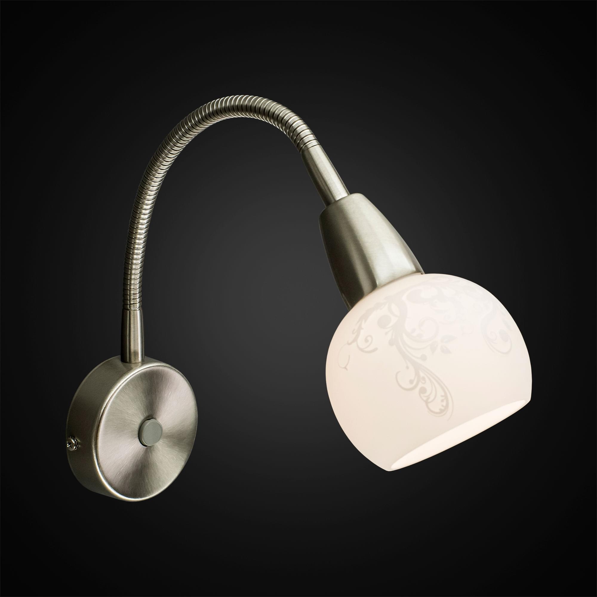 Citilux Соната CL520311 Спот гибкий с выключателем Матовый Хром арт. 88093