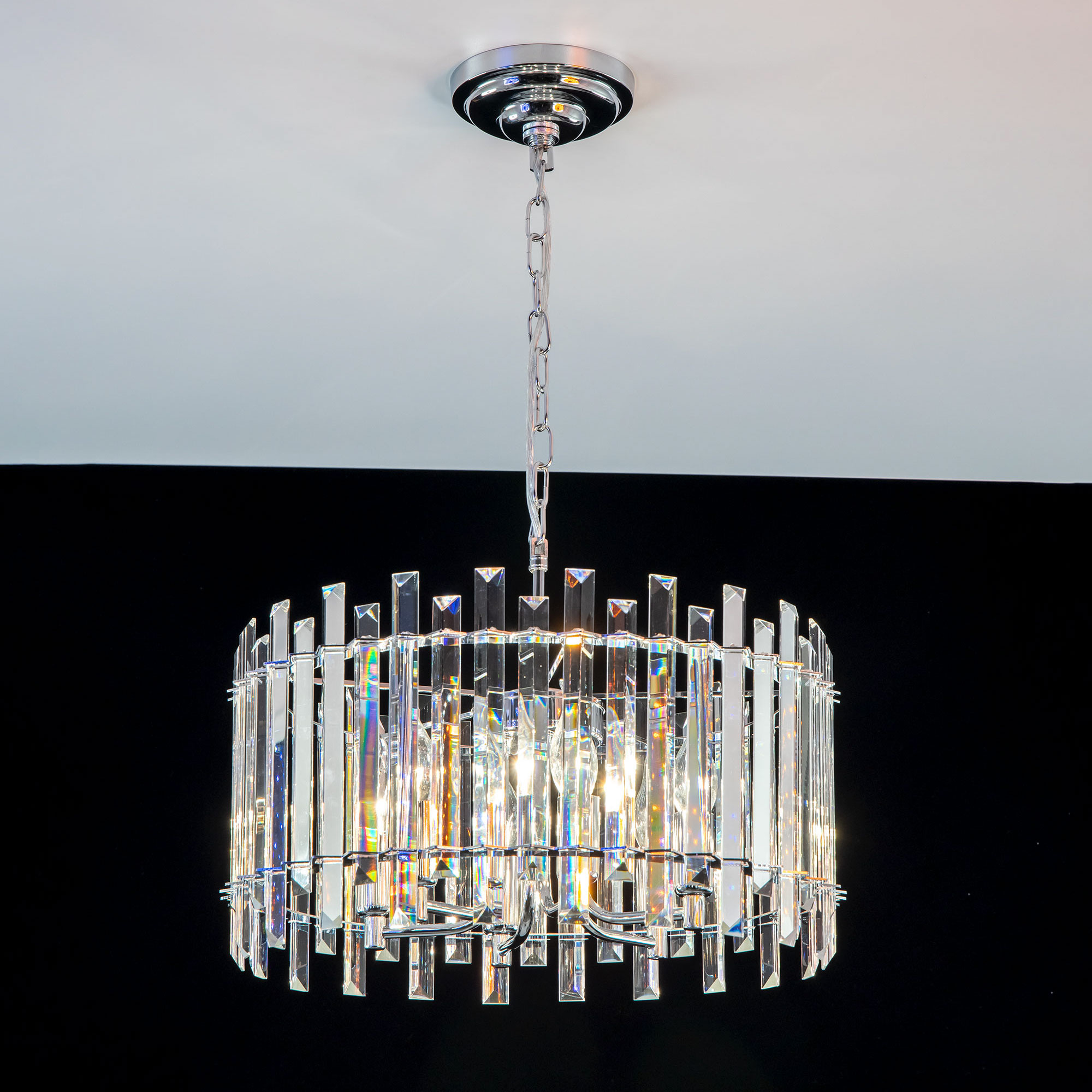 Citilux Ингвар CL334161 Люстра подвесная хрустальная Хром арт. 88777