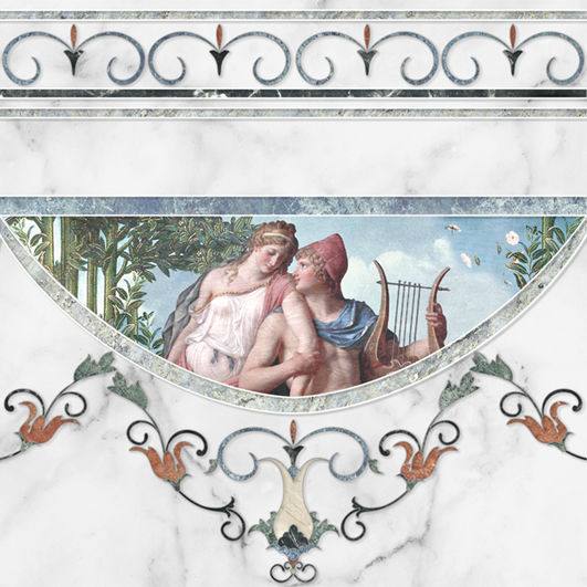 Dec Cenefa Louvre B 45х45 арт. 25112