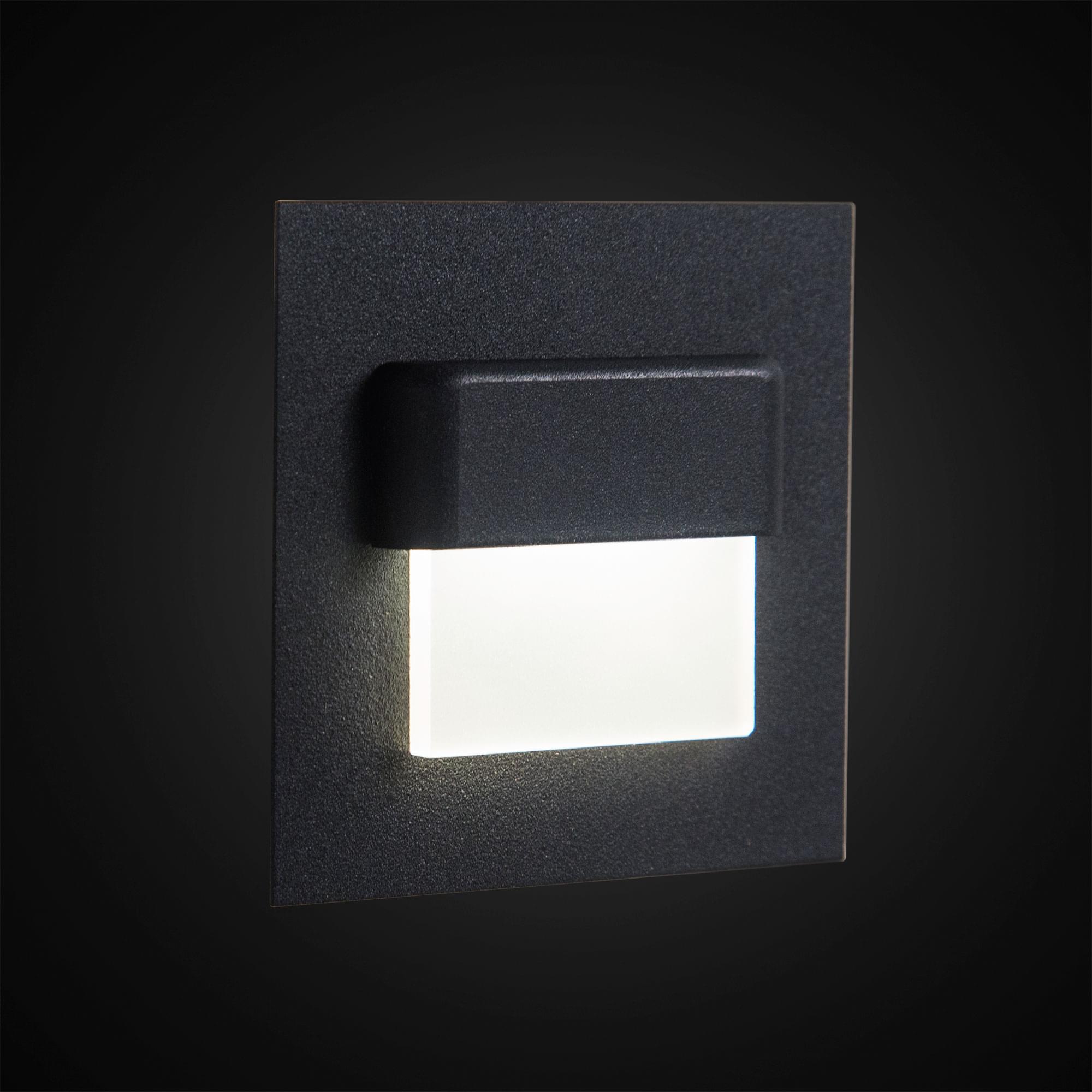 Citilux Скалли CLD006K5 LED Встраиваемый светильник лестничный Чёрный арт. 88195