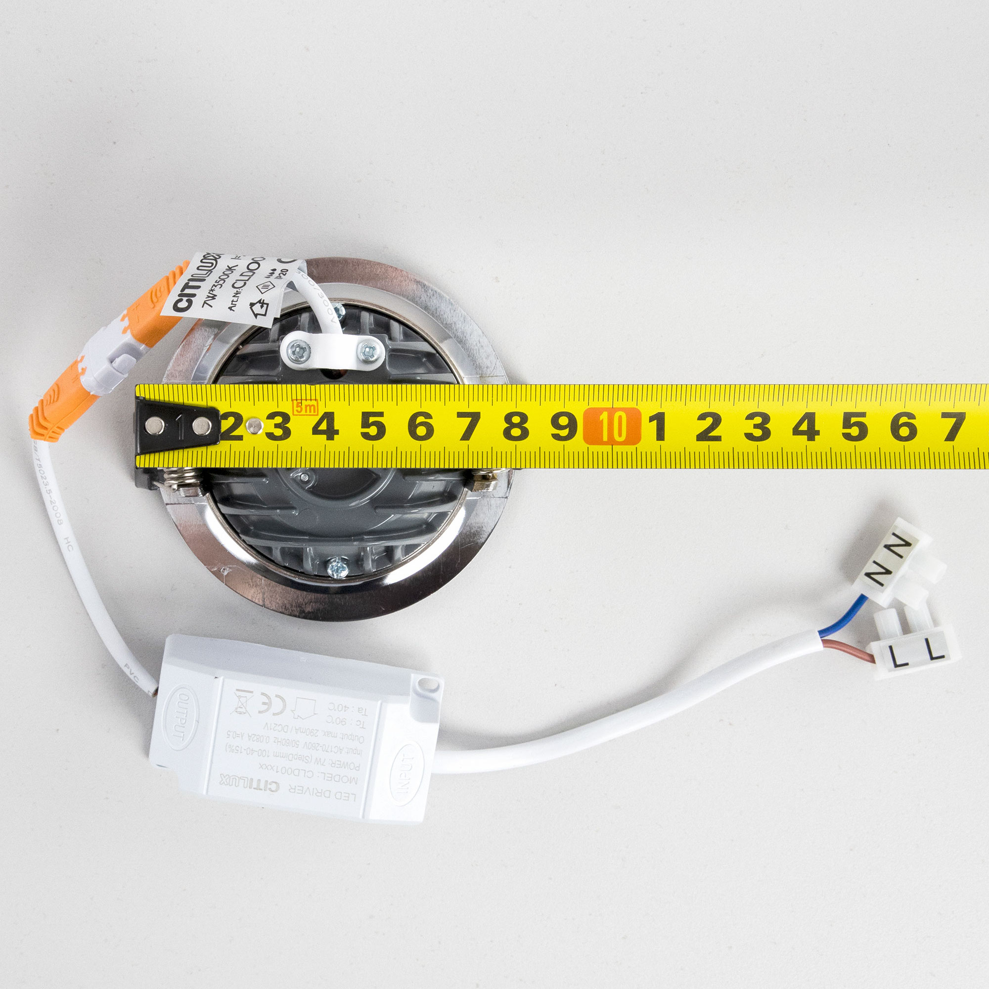 Citilux Гамма CLD004NW1 LED Встраиваемый светильник с диммером арт. 88722