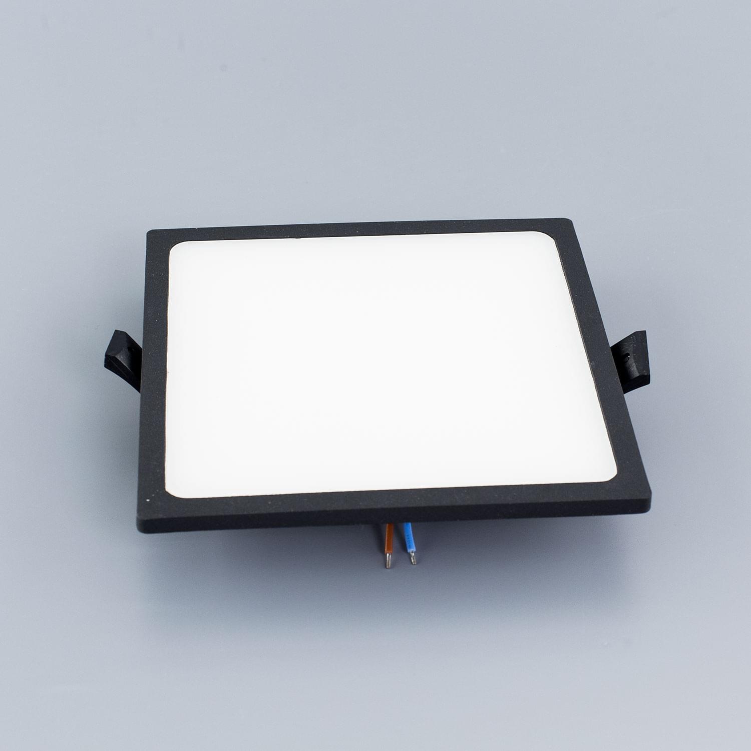 Citilux Омега CLD50K152 LED Встраиваемый светильник с диммером Чёрный арт. 88309