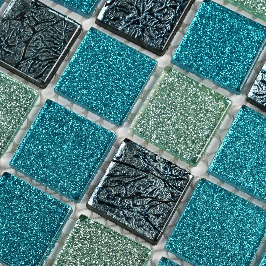 Плитка декоративная стеклянная Breeze/Бриз 4*25*25 300*300